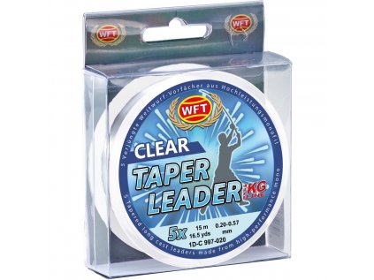 WFT VLASEC TAPER LEADER CLEAR 5X15M
