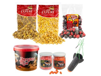 CARP EXPERT KAPROVÝ MEGAMIX S KŔMNOU RAKETOU A VEDROM
