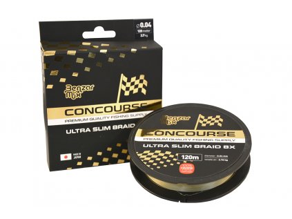 BENZÁR CONCOURSE ULTRA SLIM 8X BRAID PLETENÁ ŠNÚRA 120M