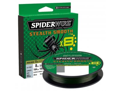 Hu: SPIDERWIRE STEALTH SMOOTH X8 PLETENÁ ŠNÚRA 150M