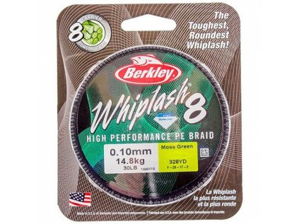 BERKLEY Whiplash8 pletená šnúra Green 150m