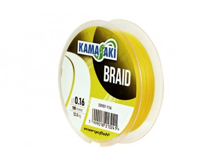 KAMASAKI BRAID YELLOW PLETENÁ ŠNÚRA 100M