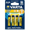 VARTA LONGLIFE AAA MIKROTUŽKOVÁ BATÉRIA LR03 bl/4