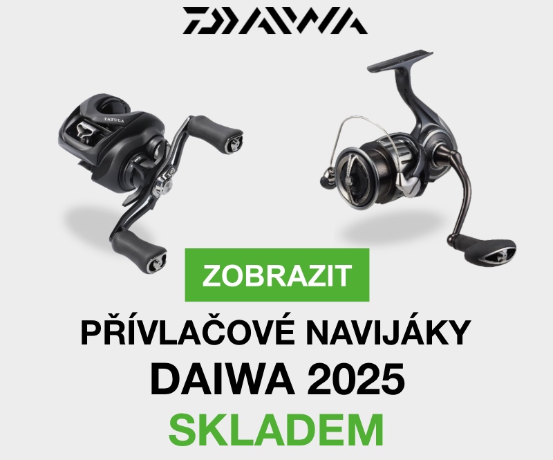 Daiwa přívlačové navijáky 2025