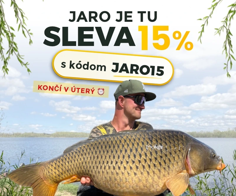 Využijte jarní slevu 15 % na rybářské vybavení na Fishing House. Zadejte slevový kód JARO15 a připravte se na novou sezónu s kvalitní výbavou pro každého rybáře. 🎣