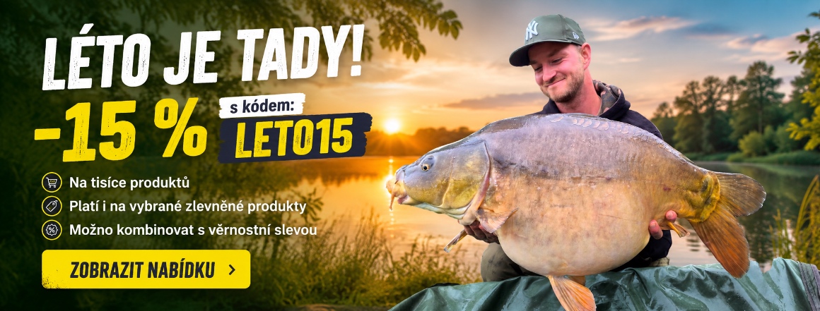 Léto je tady! ☀️  Využijte slevu 15 % na tisíce produktů s kódem LETO15. Akce platí i na vybrané zlevněné produkty a lze ji kombinovat s věrnostní slevou. Nabídka platí do 30. 6. 2026.