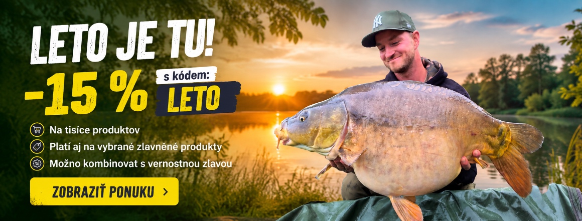 Leto je tu! ☀️ Využite zľavu 15 % na tisíce produktov s kódom LETO. Akcia platí aj na vybrané zľavnené produkty a je možné ju kombinovať s vernostnou zľavou. Ponuka platí do 30. 6. 2026.