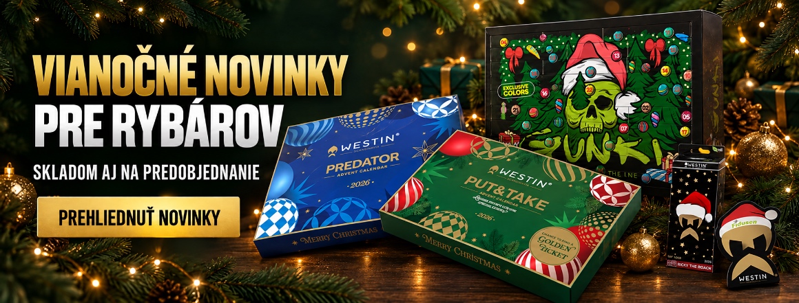 Objavte adventné kalendáre, darčekové sady a limitované vianočné nástrahy pre rybárov. Vybrané novinky sú skladom, ďalšie si môžete predobjednať.