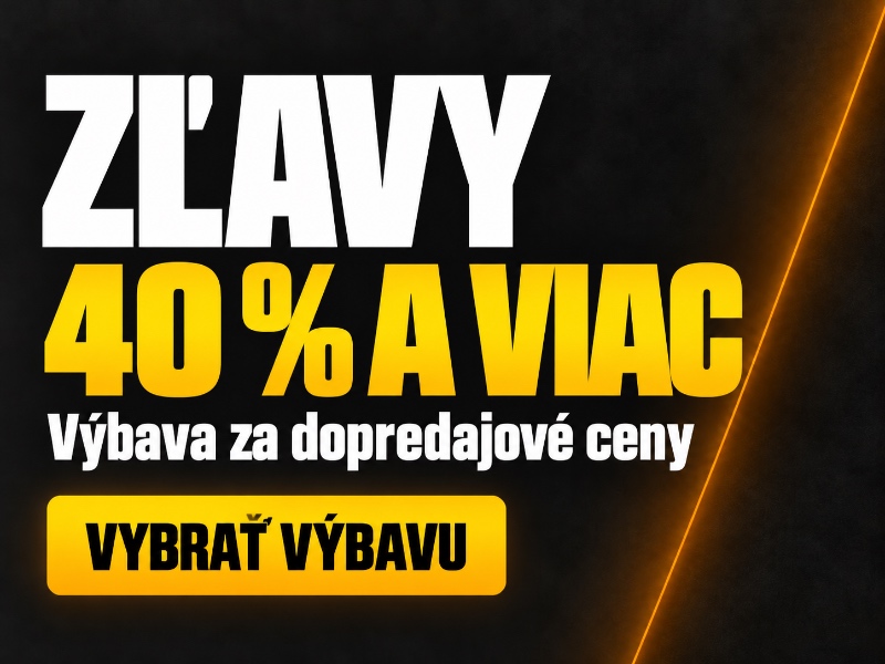 Zľavy 40% a viac