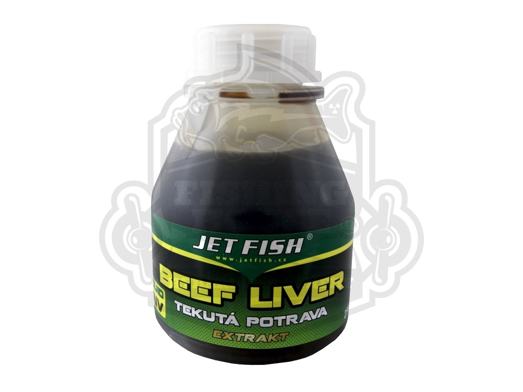 JET Fish tekutá potrava Beef Liver Extrakt 250ml