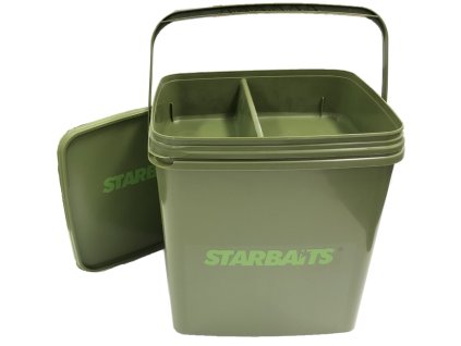 Starbaits kbelík hranatý s vaničkou Square Bucket 11l