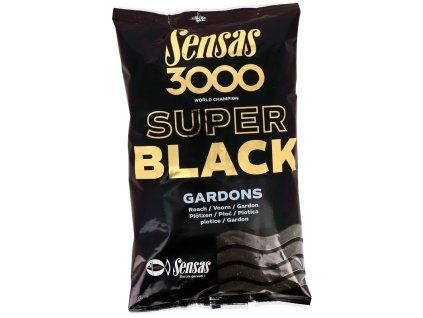 Sensas krmení 3000 Super Black Roach (plotice/černá) 1kg