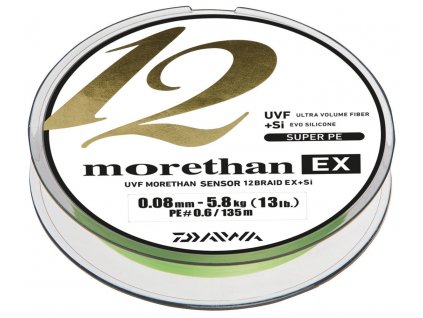 Daiwa pletená šňůra Morethan 12 Braid EX+SI 135m