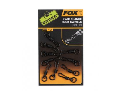 Fox obratlíky EDGES Kwik Change Hook Swivels