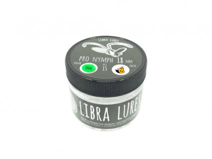 Libra Lures pro nymph 18 026 hot green cheese