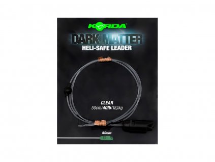 Korda koncová montáž Dark Matter Leader Heli Safe Clear