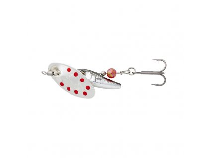 Sticklebait Spinner Sinking Dirty Silver Red