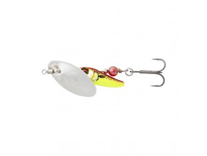 Sticklebait Spinner Sinking Silver Red Yellow