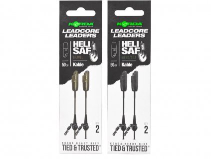 Korda návazec Kable Leadcore Leader Heli Safe 50cm