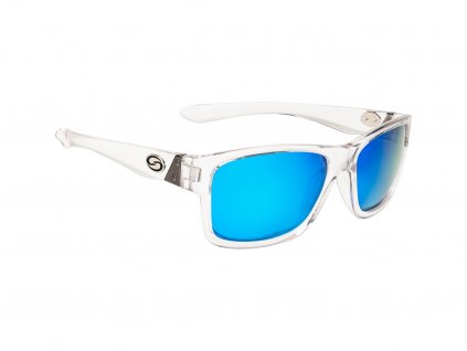 SK Plus Platte Shiny Crystal Clear Sunglasses