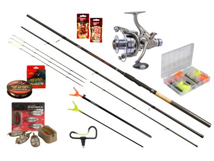 Carp Expert set feederový Starfish Method Feeder Set 3,9m 80-150g