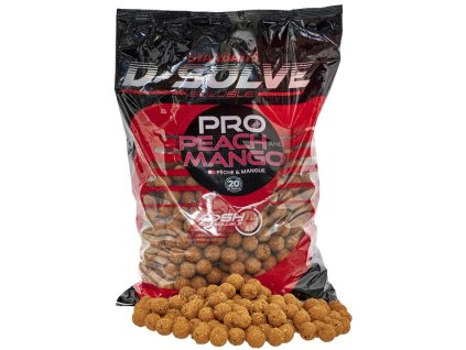 Starbaits Boilie D-Solve Probiotic Peach Mango 20mm 2,5kg