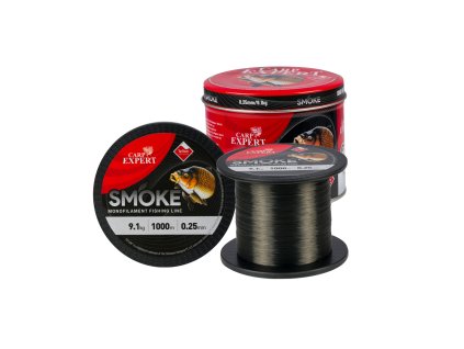Carp Expert Vlasec Smoke tmavě šedý 1000m (Průměr 0,35mm)