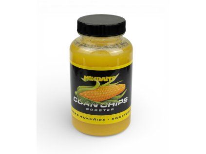 Mikbaits Booster Corn Chips 250ml (Varianta Švestka Moruše)