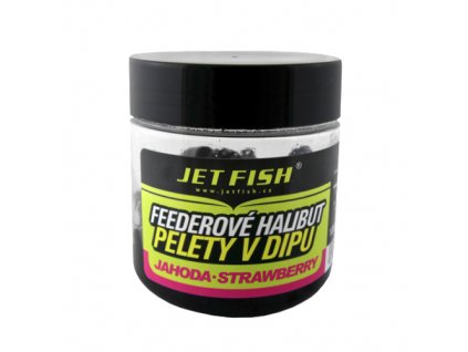 JET Fish feederové halibut pelety v dipu 12mm 120g