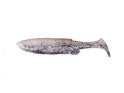 LB 3D Fat Minnow T Tail White Silver