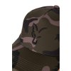 chh042 fox black camo trucker cap logo