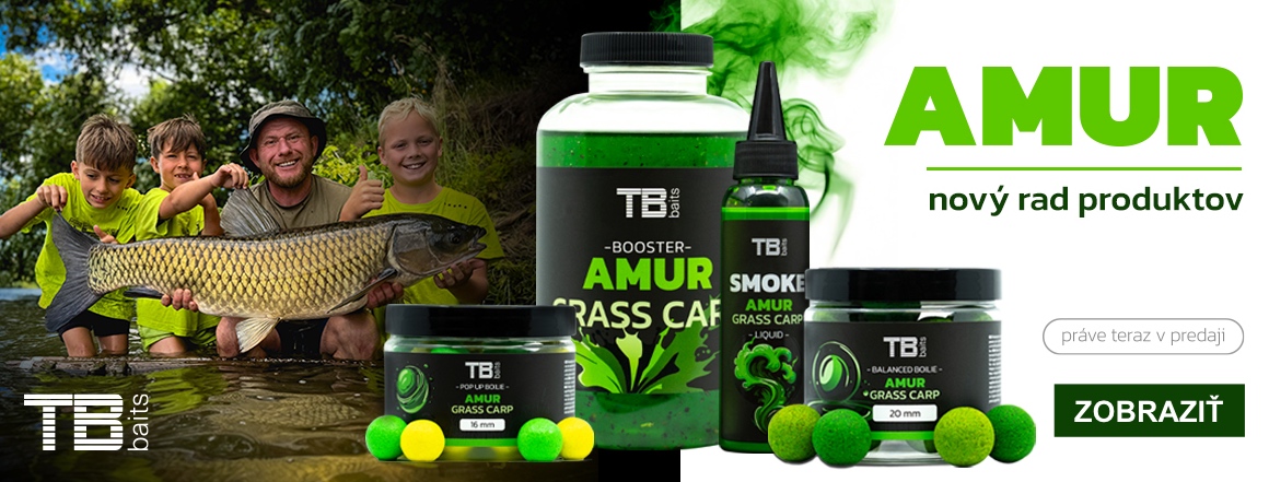 Nová séria produktov TB Baits Amur