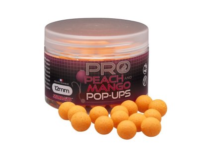 Starbaits plávajúce boilies PRObiotic Pop-Up Peach & Mango 60g (Balenie 60 g, Priemer 10 mm)