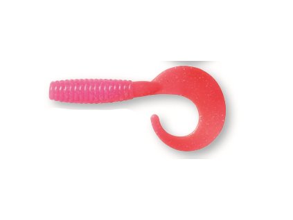 Ron Thompson gumová nástraha Grup Curltail UV Pink/Silver (Veľkosť návnady 5,5 cm)