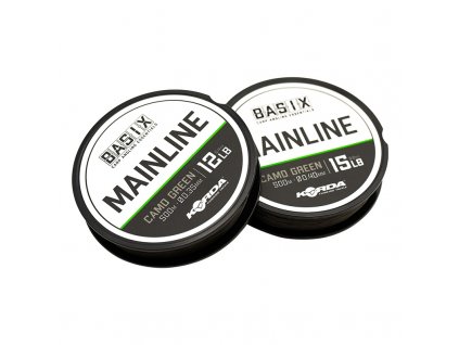 Korda vlasec Basix Main Line (Priemer 0,35 mm, Získané z 500m, Nosnosť (lb) 12 libier)
