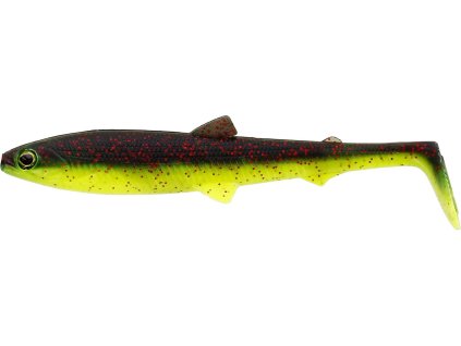 Westin gumová nástraha BullTeez Shadtail Black/Chartreuse (Veľkosť návnady 12,5 cm, Hmotnosť nástrahy 16 g)