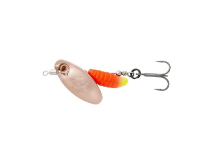 Savage Gear trblietka Grub Spinner Sinking Copper Red Yellow (Hmotnosť nástrahy 2,2g)