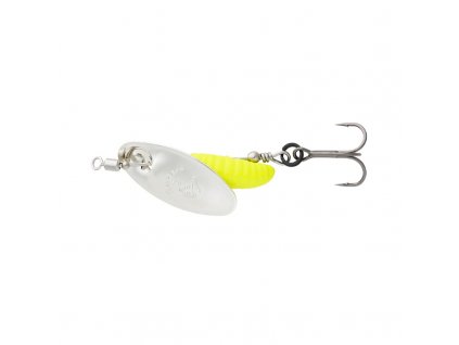 Savage Gear trblietka Grub Spinner Sinking Silver Yellow (Hmotnosť nástrahy 2,2g)