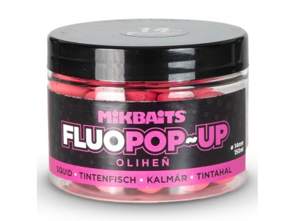 Mikbaits Fluo pop-up Kalmáre (Priemer 10 mm, Objem 60 ml)