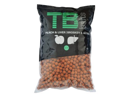 TB Baits Boilie Peach Liver 10kg (Priemer 20 mm)