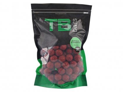 TB Baits tvrdené boilie Hard Boilie GLM Squid Strawberry