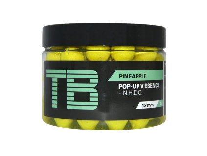TB Baits plávajúce boilie Pop-Up Pineapple + NHDC 65g (Priemer 12 mm)