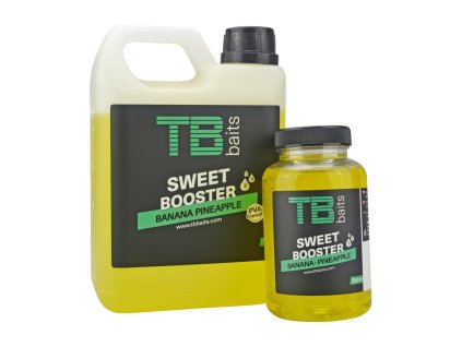 TB Baits Sweet Booster Banana Pineapple + NHDC Butyric (Objem 250 ml)