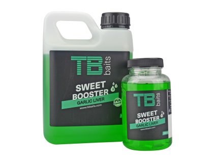 TB Baits Sweet Booster Garlic Liver (Objem 250 ml)