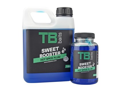 TB Baits Sweet Booster Hot Spice Plum (Objem 250 ml)