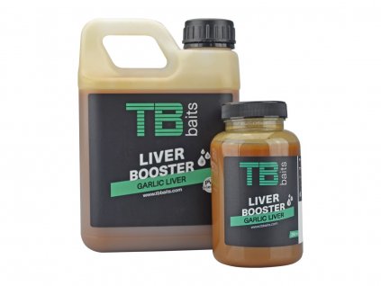 TB Baits Liver Booster Garlic Liver (Objem 250 ml)