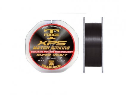 Trabucco vlasec T-Force XPS Match Sinking 300m (Priemer 0,16 mm, Nosnosť (kg) 2,7 kg)