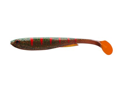 Daiwa gumová nástraha Prorex Slim Shady Golden Motor Oil Tiger (Veľkosť návnady 7,5 cm, Hmotnosť nástrahy 3,3g)