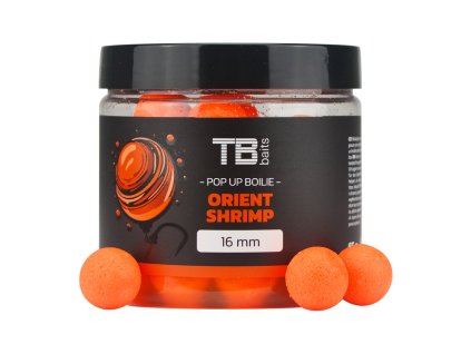 TB Baits Plovoucí boilie Pop-Up Orient Shrimp + NHDC 65g (Priemer 12 mm)