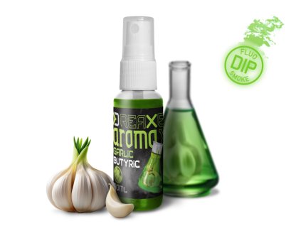 Delphin dipovací sprej AromaX 30ml (Varianta Česnek-Butyric/fluo zelená)